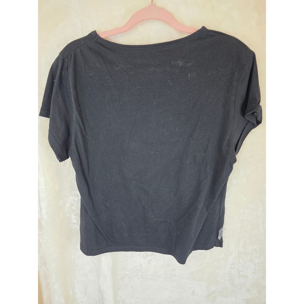 Kayser Womens XL Black Super Cat Kitten Fanny Pack Graphic‎ T-Shirt Short Sleeve - Picture 2 of 5